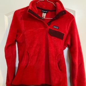 Women’s Red Patagonia Pullover